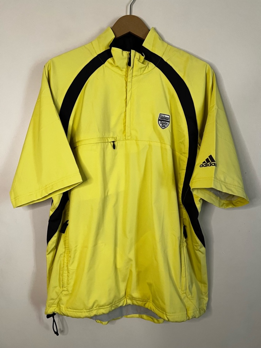 Vintage Y2K Adidas Calabasas Country Club Climaproof Wind 1/4 Pullover Zip M